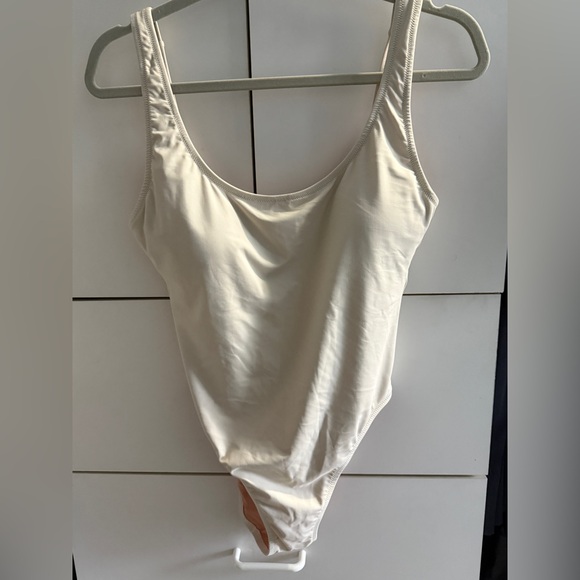 J. Crew Other - J. Crew Cream Heritage Scoopback Size 8 One-Piece Swimsuit